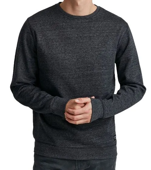 11 PROJECT Felpa uomo Olavi maglia girocollo screziata 20714095 200278 Grigio scuro