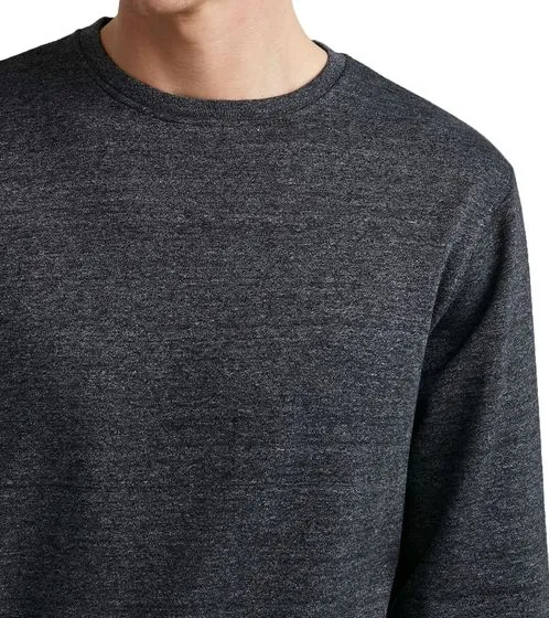 11 PROJECT Felpa uomo Olavi maglia girocollo screziata 20714095 200278 Grigio scuro
