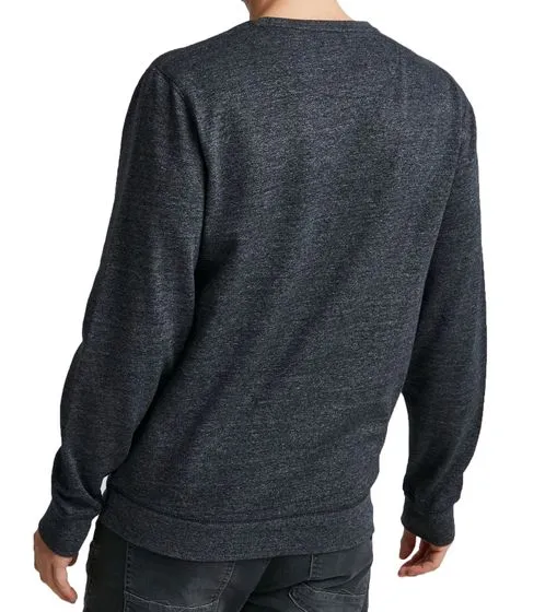 11 PROJECT Felpa uomo Olavi maglia girocollo screziata 20714095 200278 Grigio scuro