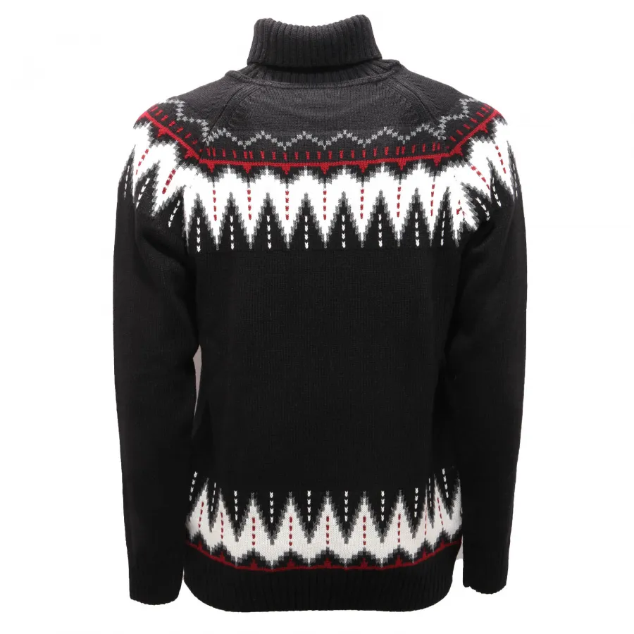 1999AM maglione uomo OVER-D man sweater black