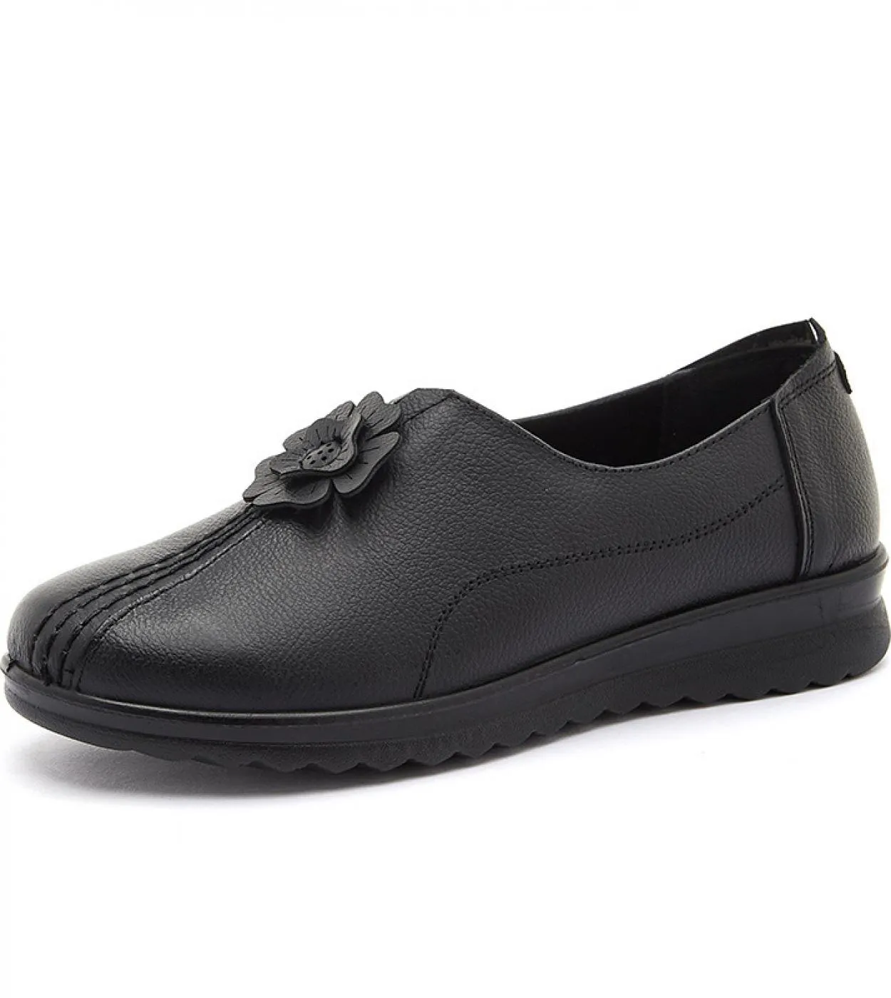 3541 Scarpe Slipon piatte da donna Spring Ladies Nuove scarpe casual in vera pelle per scarpe da ginnastica donna fiore moda fem