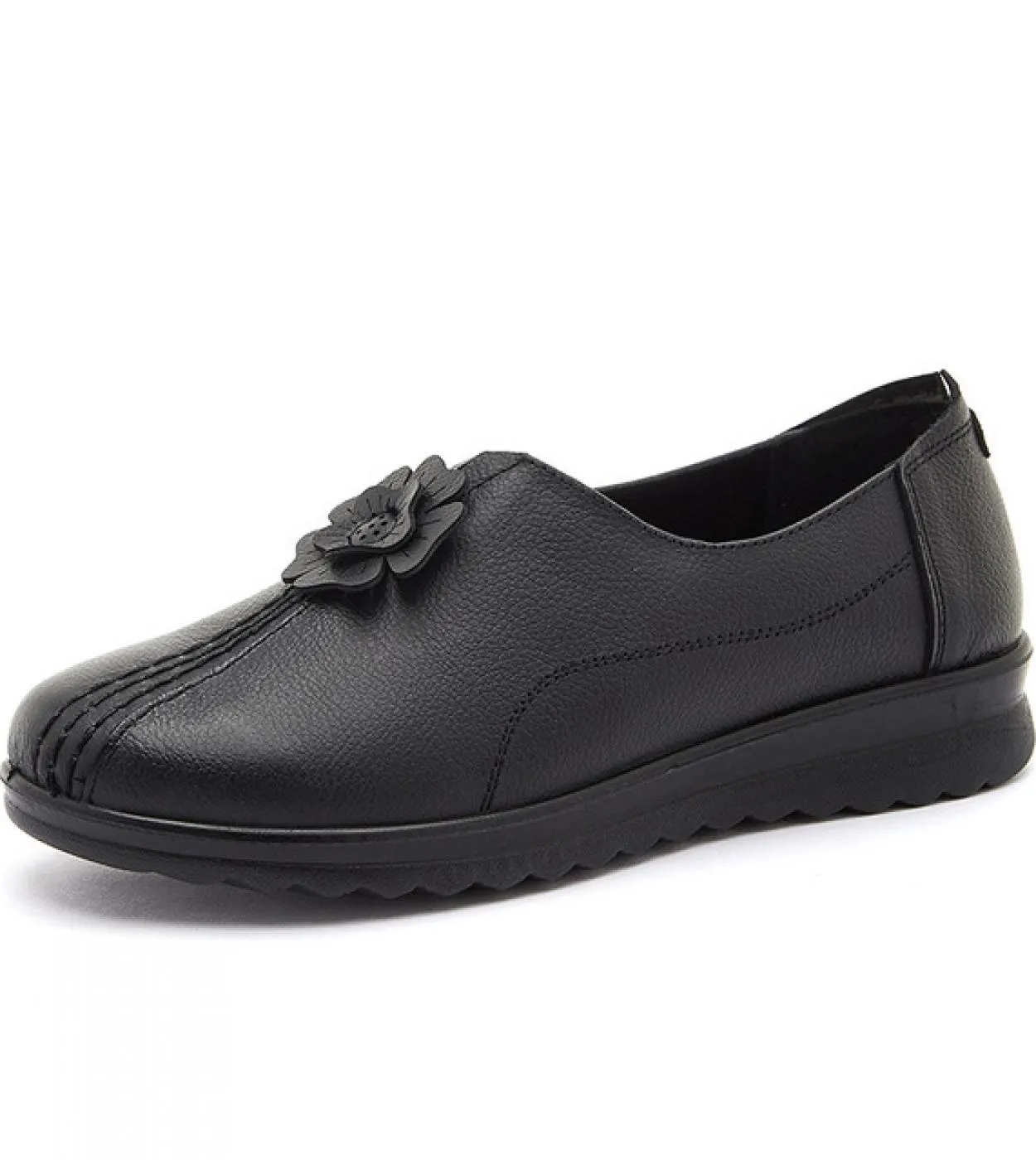 3541 Scarpe Slipon piatte da donna Spring Ladies Nuove scarpe casual in vera pelle per scarpe da ginnastica donna fiore moda fem