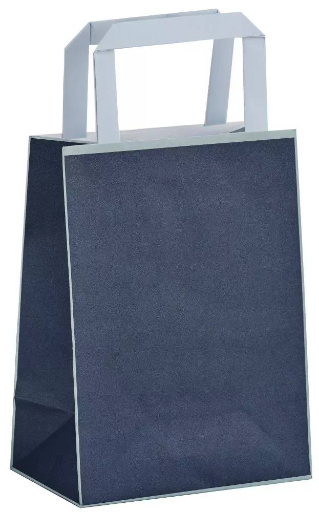 5 sacchetti regalo ecologici blu