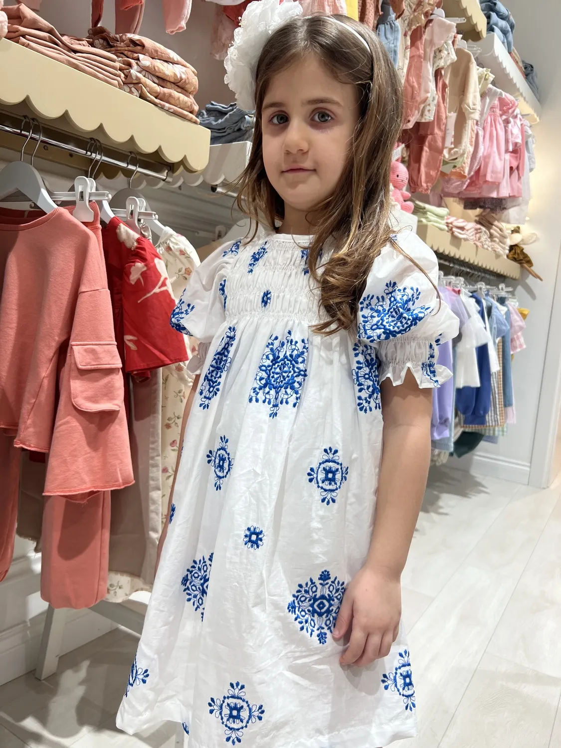 Abito con ricami Jasemina – Piccola Ludo