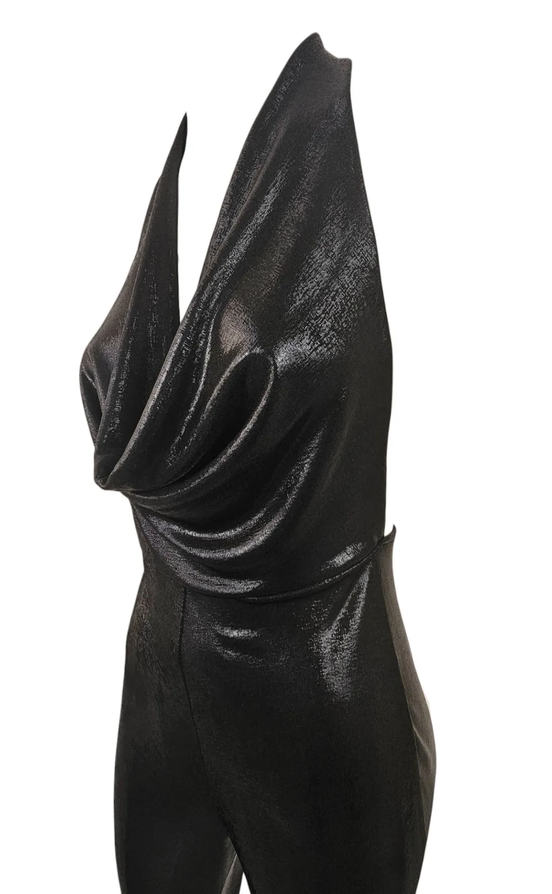 Abito tuta elegante con pantalone schiena nuda