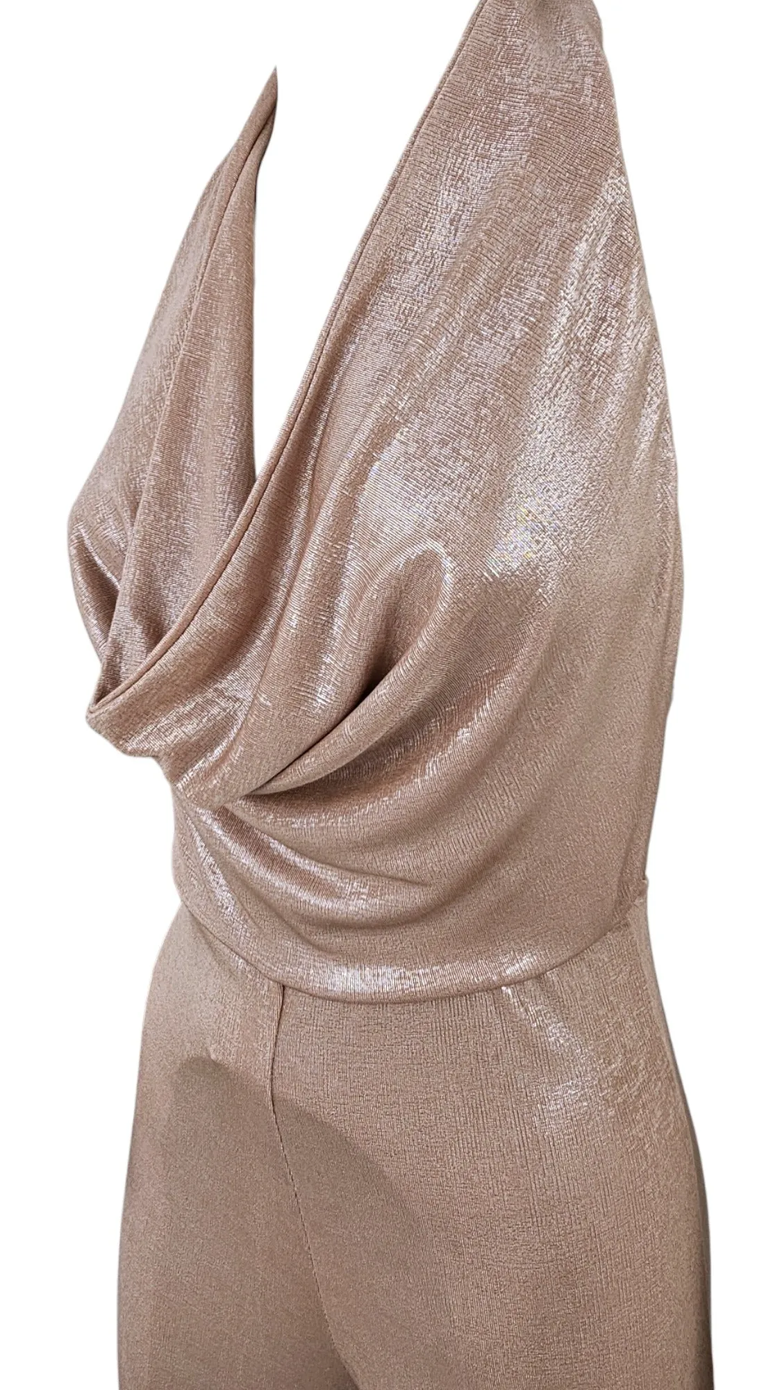 Abito tuta elegante con pantalone schiena nuda