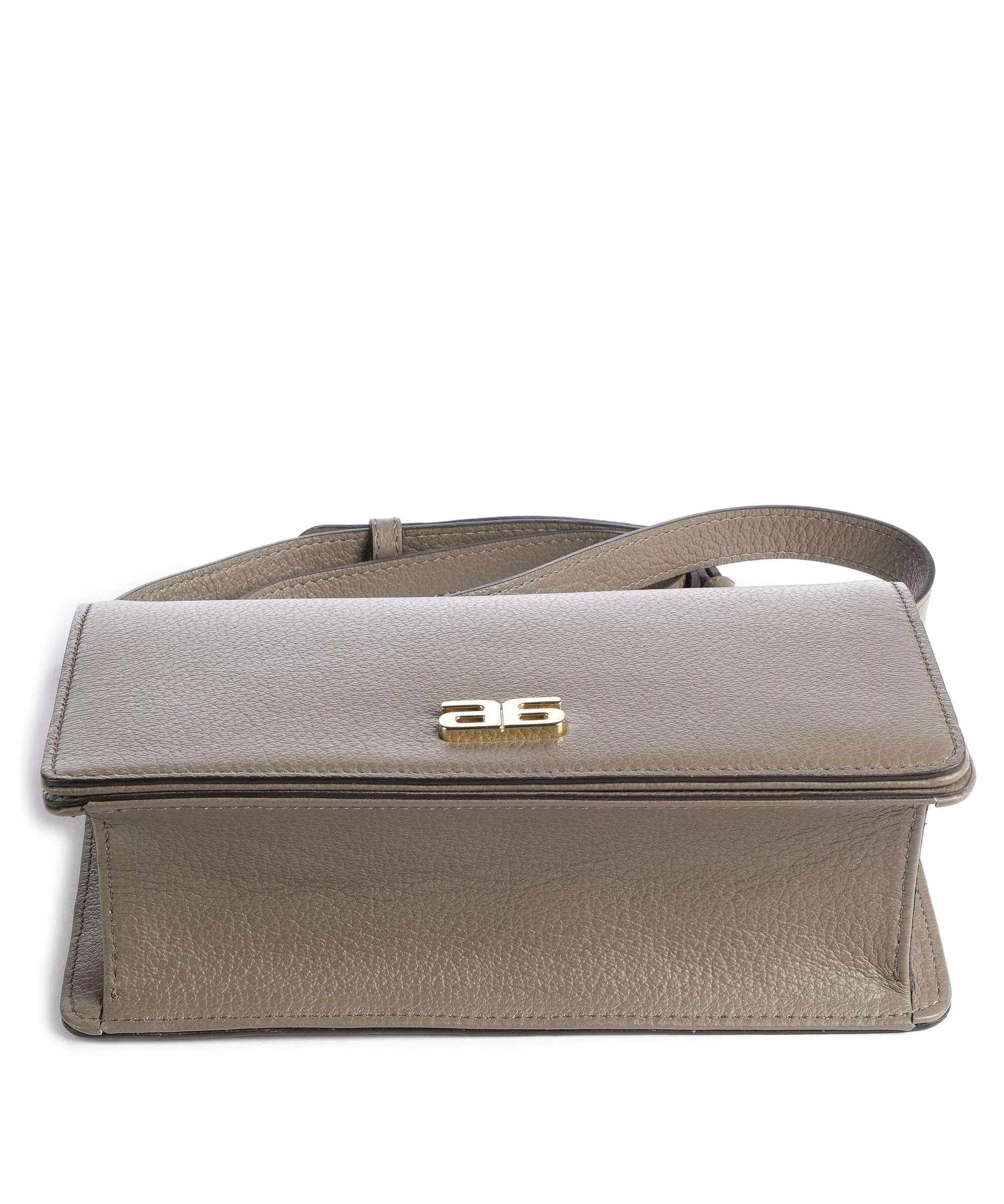  Abro Ariete Luise Borsa a spalla pelle di vacchetta grana taupe  