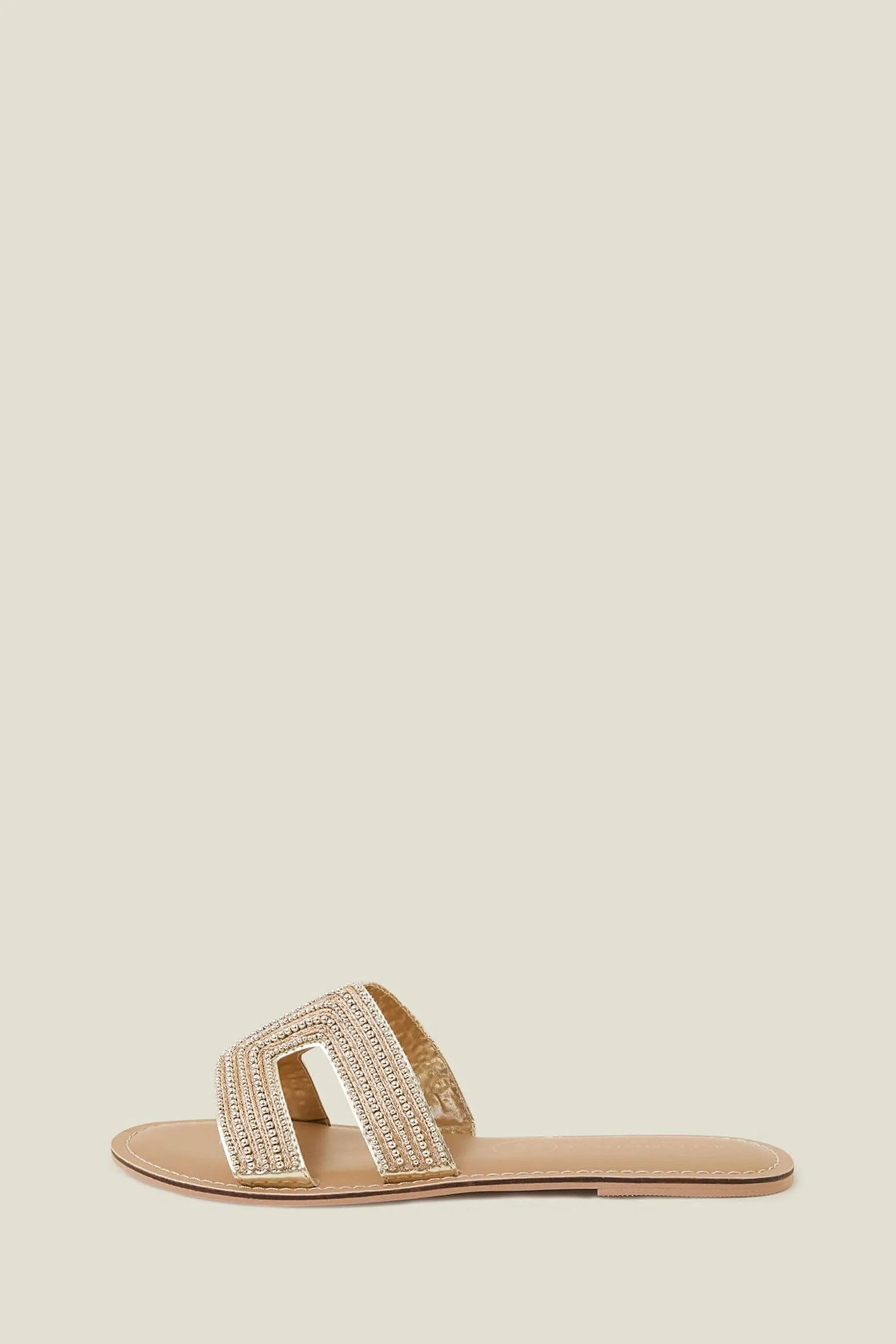 Accessorize - Bella - Vestibilità ampia Sandali con perline