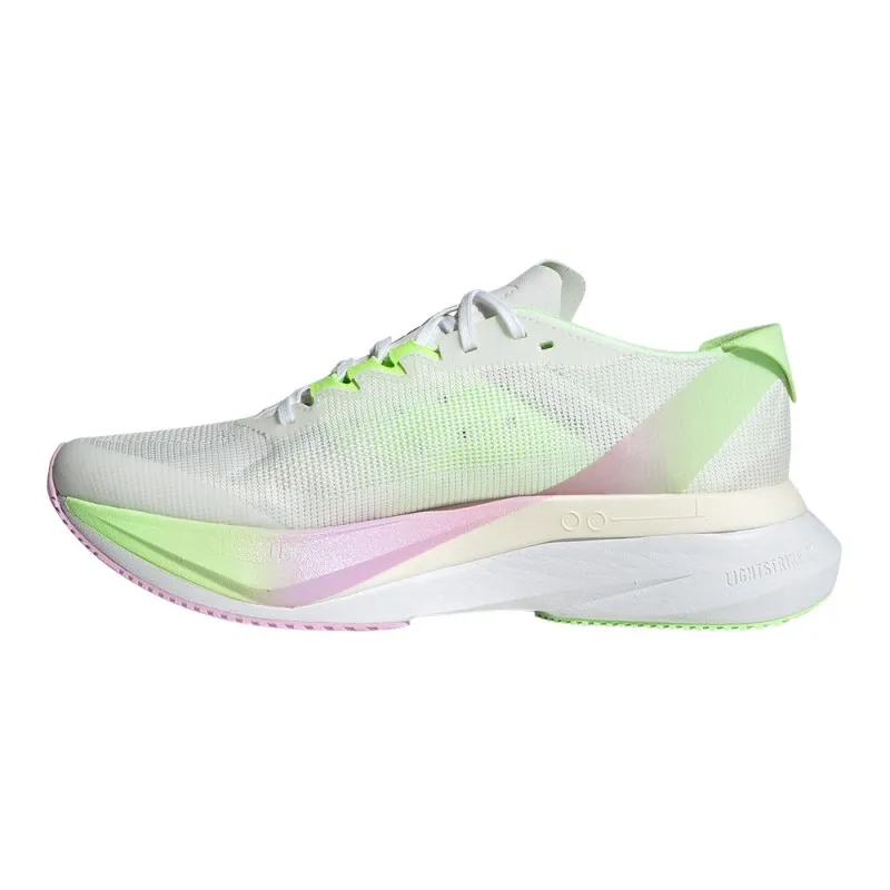 ADIDAS Adizero Boston 12 Bianco Core Nero - Scarpe Running Donna