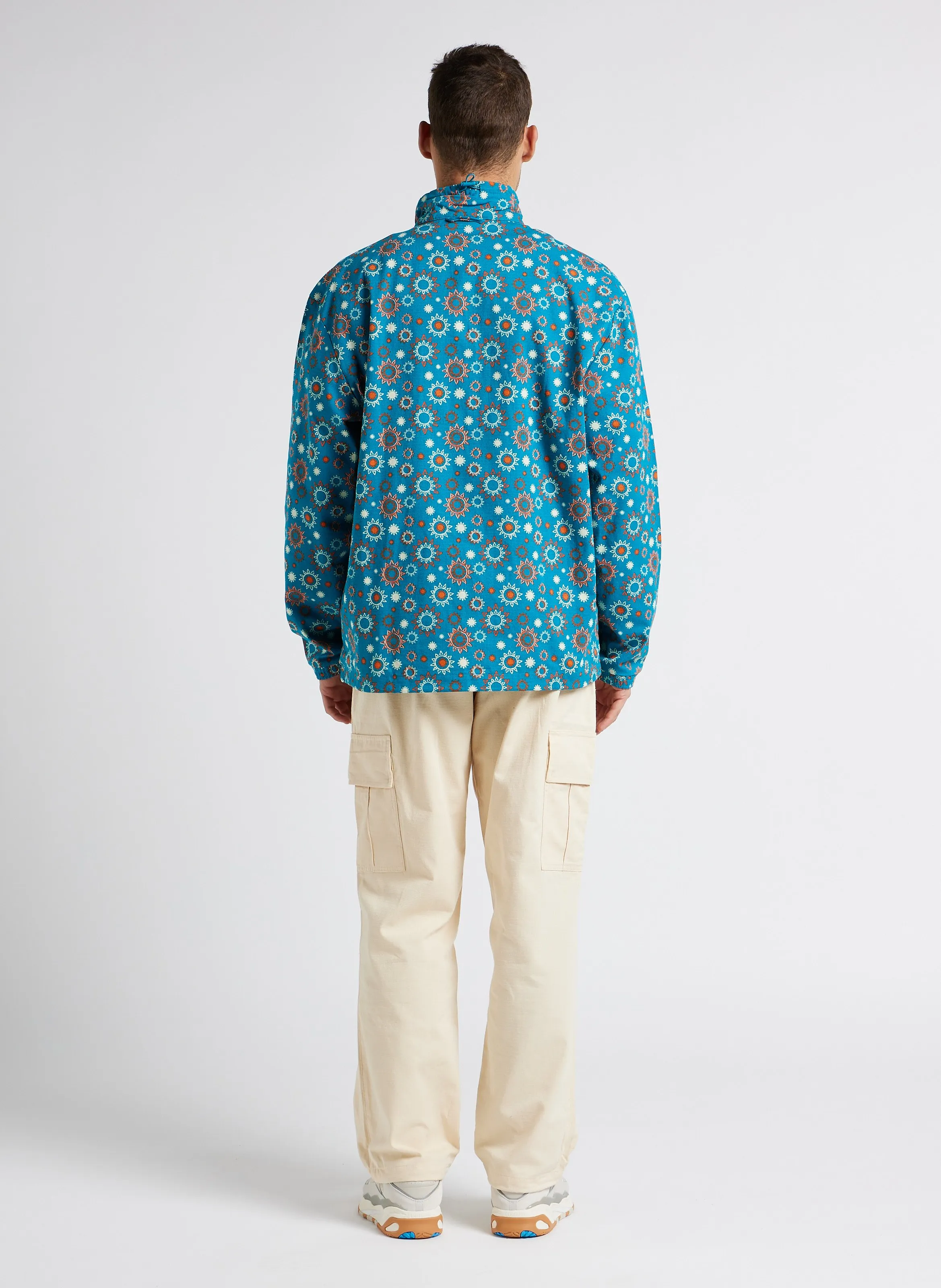  ADIDAS   Giacca a vento in cotone stampato | Multicolore