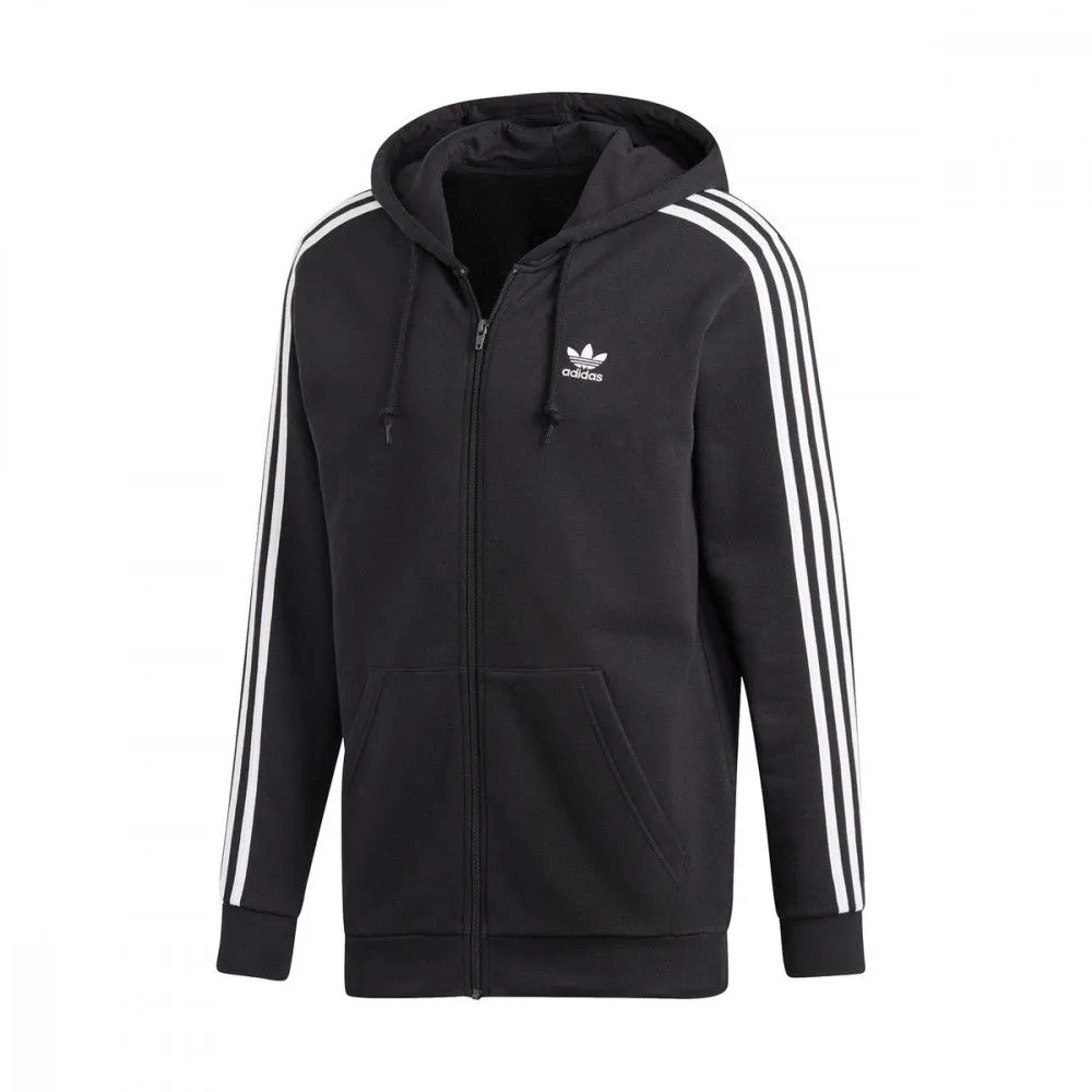 ADIDAS ORIGINALS FELPA FULL ZIP CON CAPPUCCIO 3 STRIPES