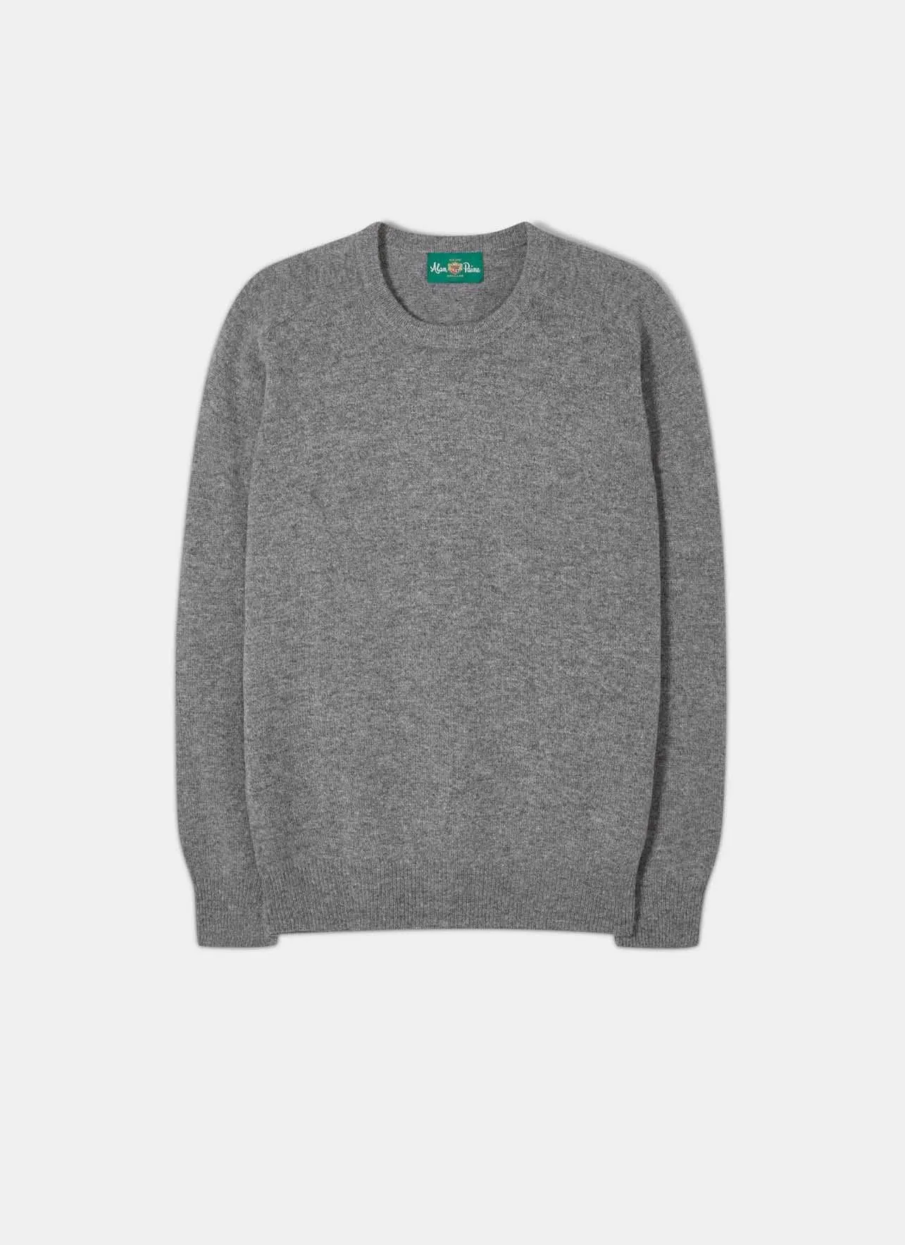 Alan Paine Maglione Lambswool Grey Mix