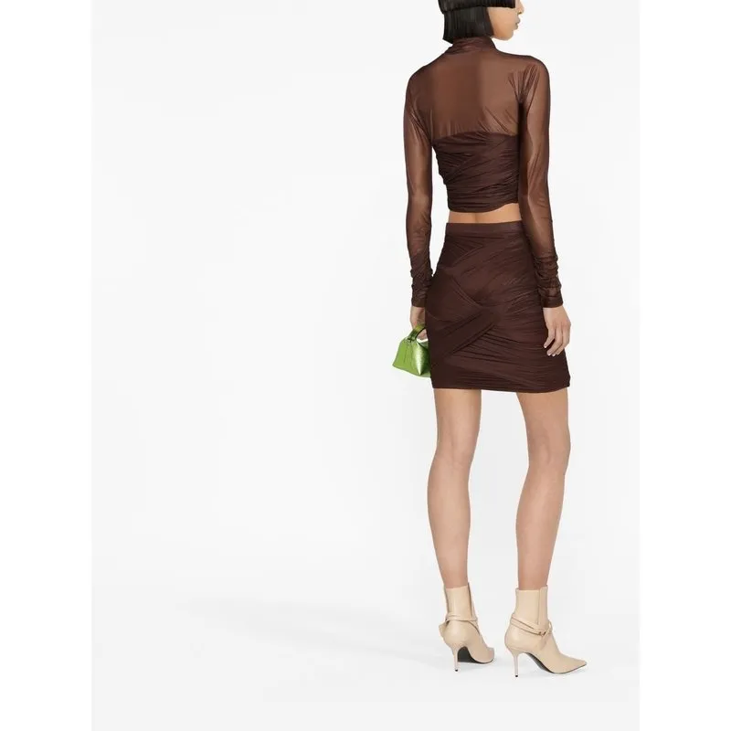 Alexander Wang Gonna arricciata