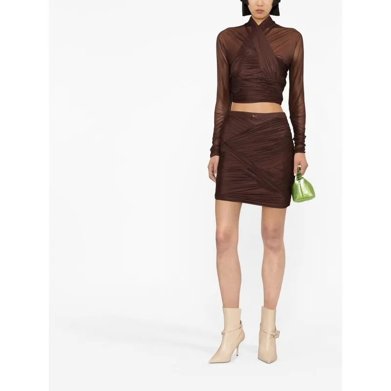 Alexander Wang Gonna arricciata
