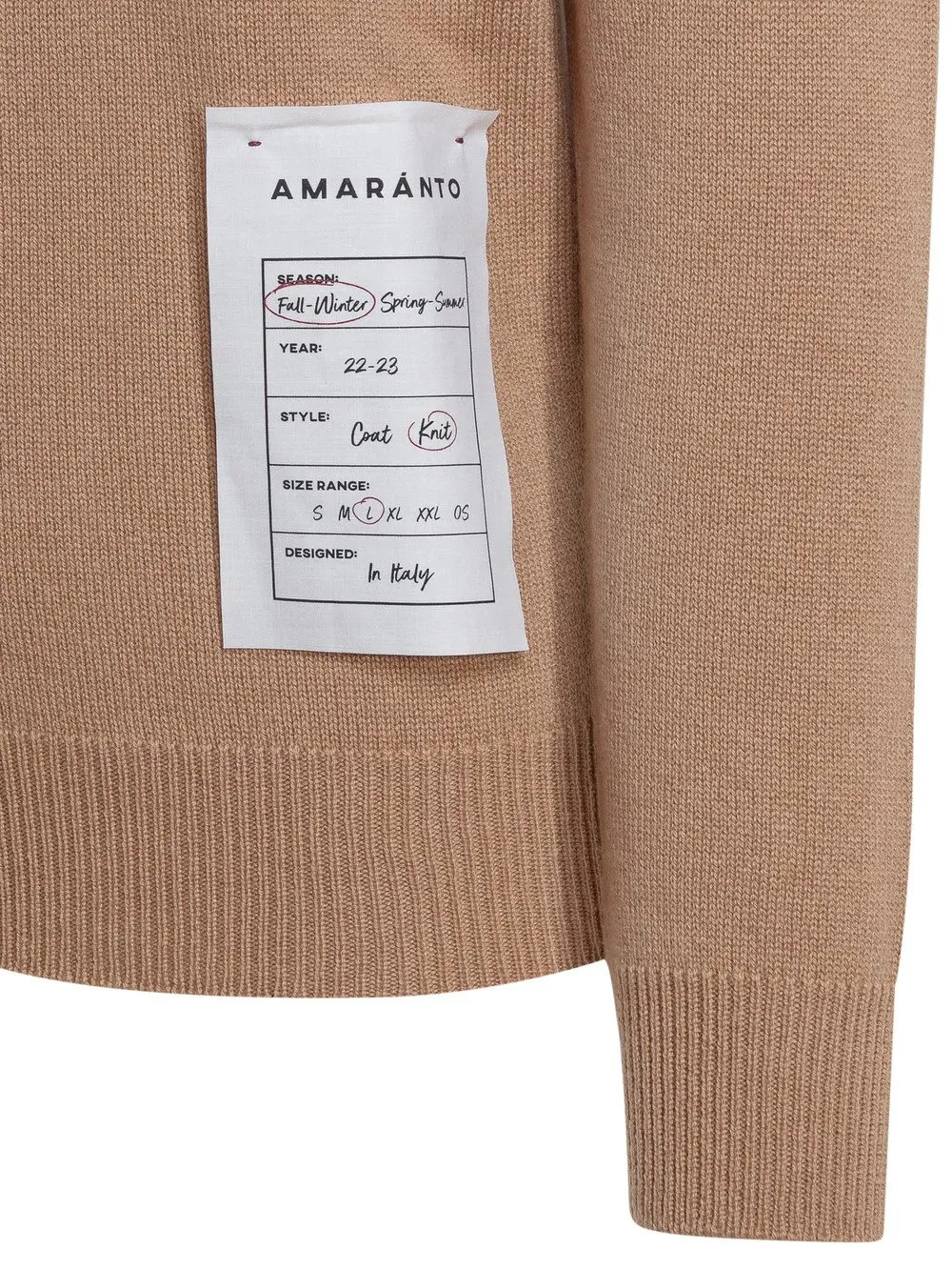 AMARANTO Maglione Girocollo 