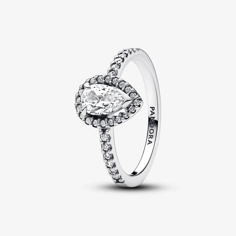 Anello Pandora Punto Luce Goccia Piccola 192835C01