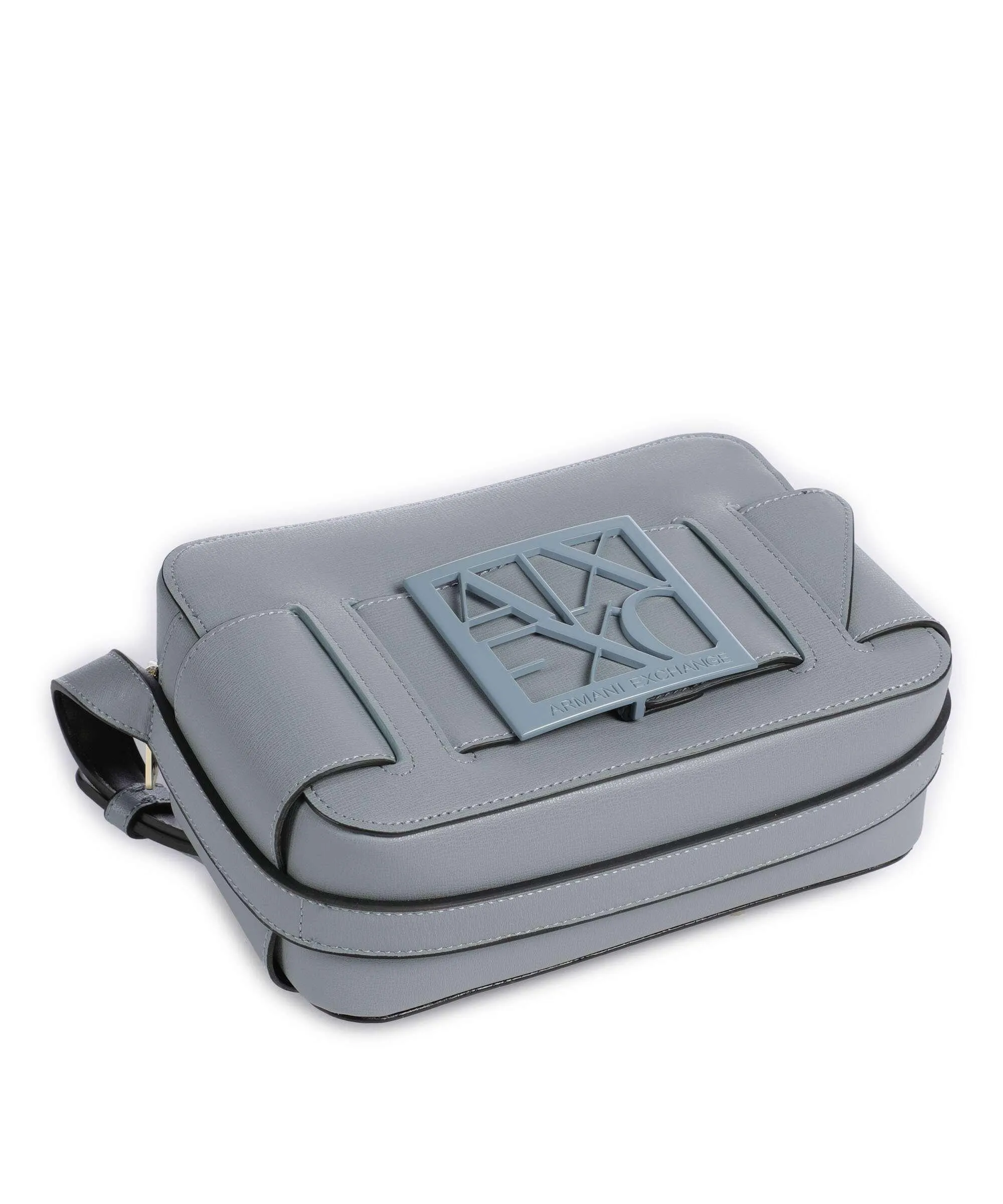  Armani Exchange Susie Borsa a tracolla pelle sintetica blu-grigio  