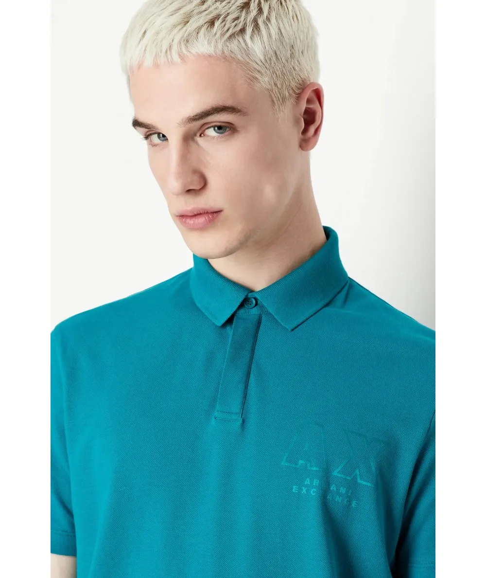 ARMANI EXCHANGE UOMO--Polo con bottoni a scomparsa
