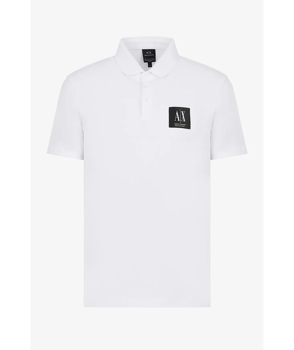 ARMANI EXCHANGE UOMO--Polo in piquet di cotone organico