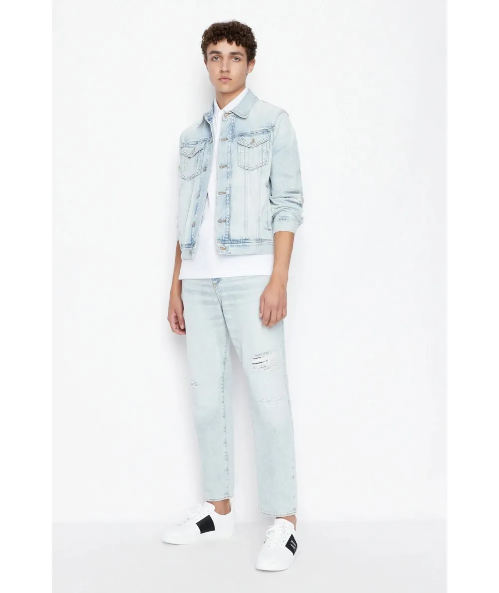 ARMANI EXCHANGE UOMO--Polo in piquet di cotone organico