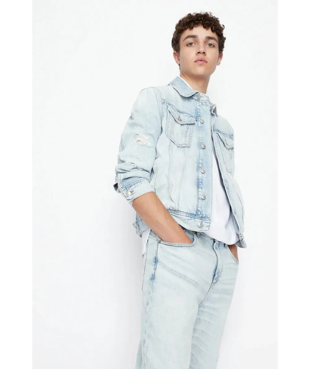 ARMANI EXCHANGE UOMO--Polo in piquet di cotone organico