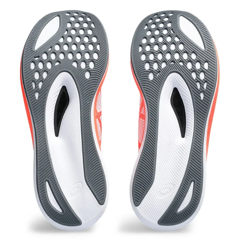 Asics Magic Speed 3 Bianco Sunrise Rosso - Scarpe Running Uomo