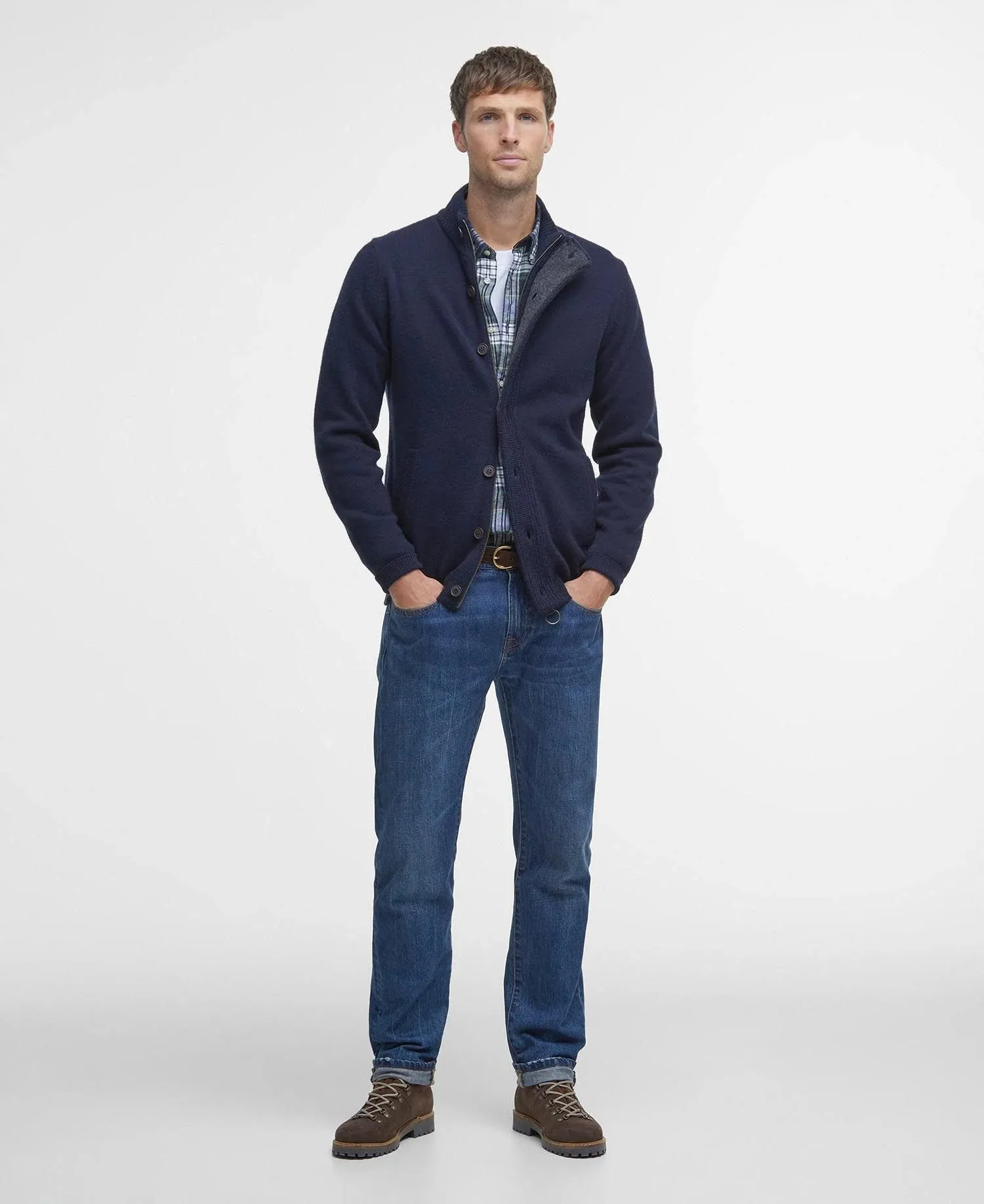 Barbour Barbour Maglione con zip Patch
