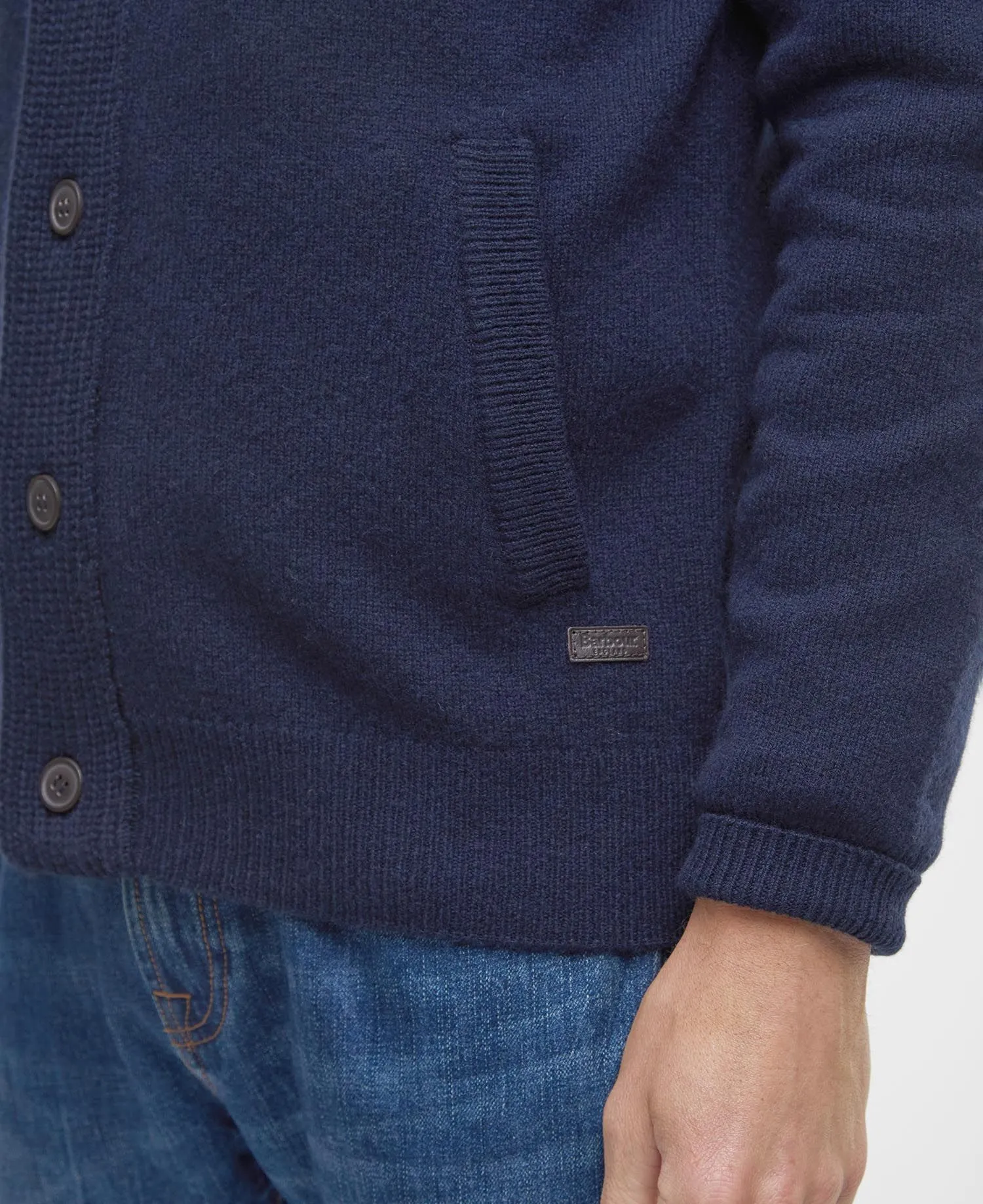Barbour Barbour Maglione con zip Patch