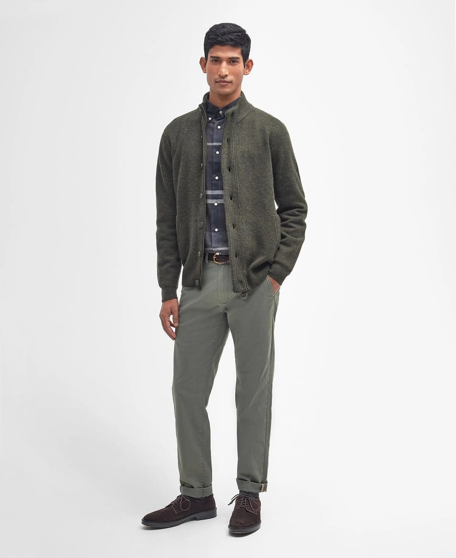 Barbour Barbour Maglione con zip Patch