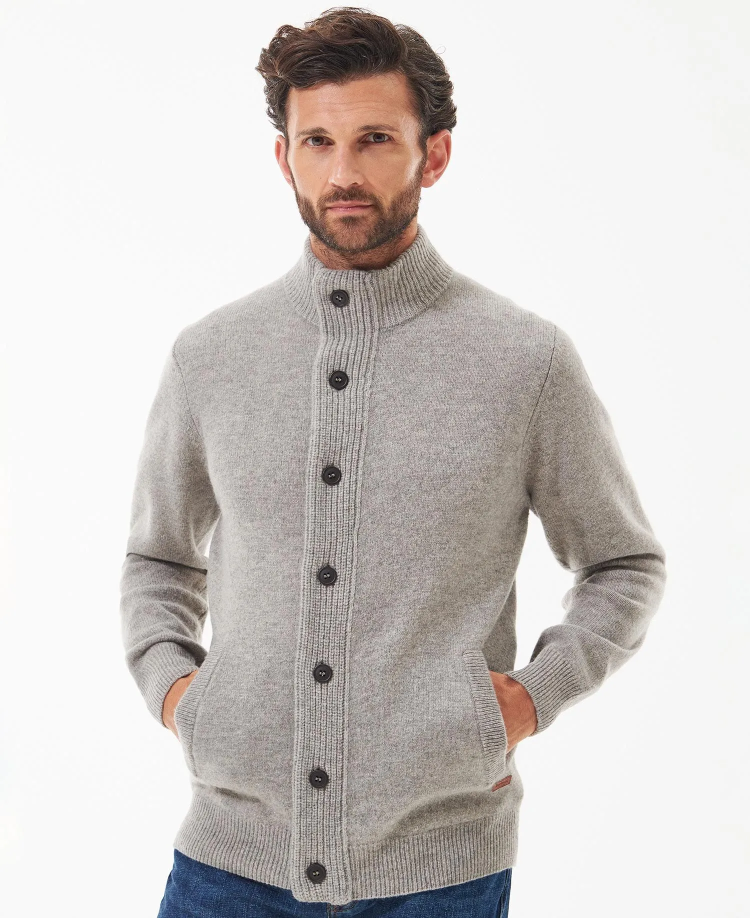 Barbour Barbour Maglione con zip Patch