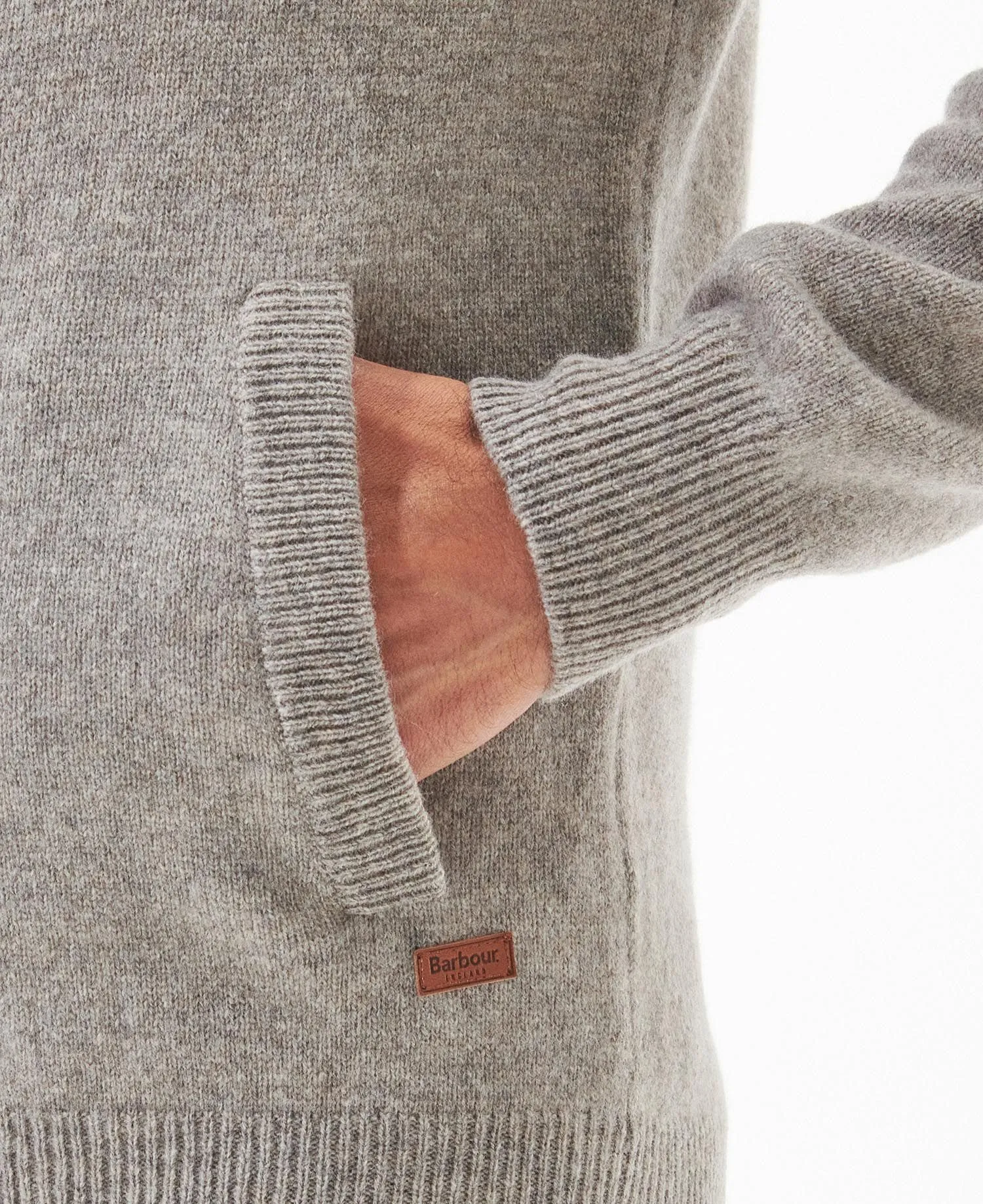 Barbour Barbour Maglione con zip Patch