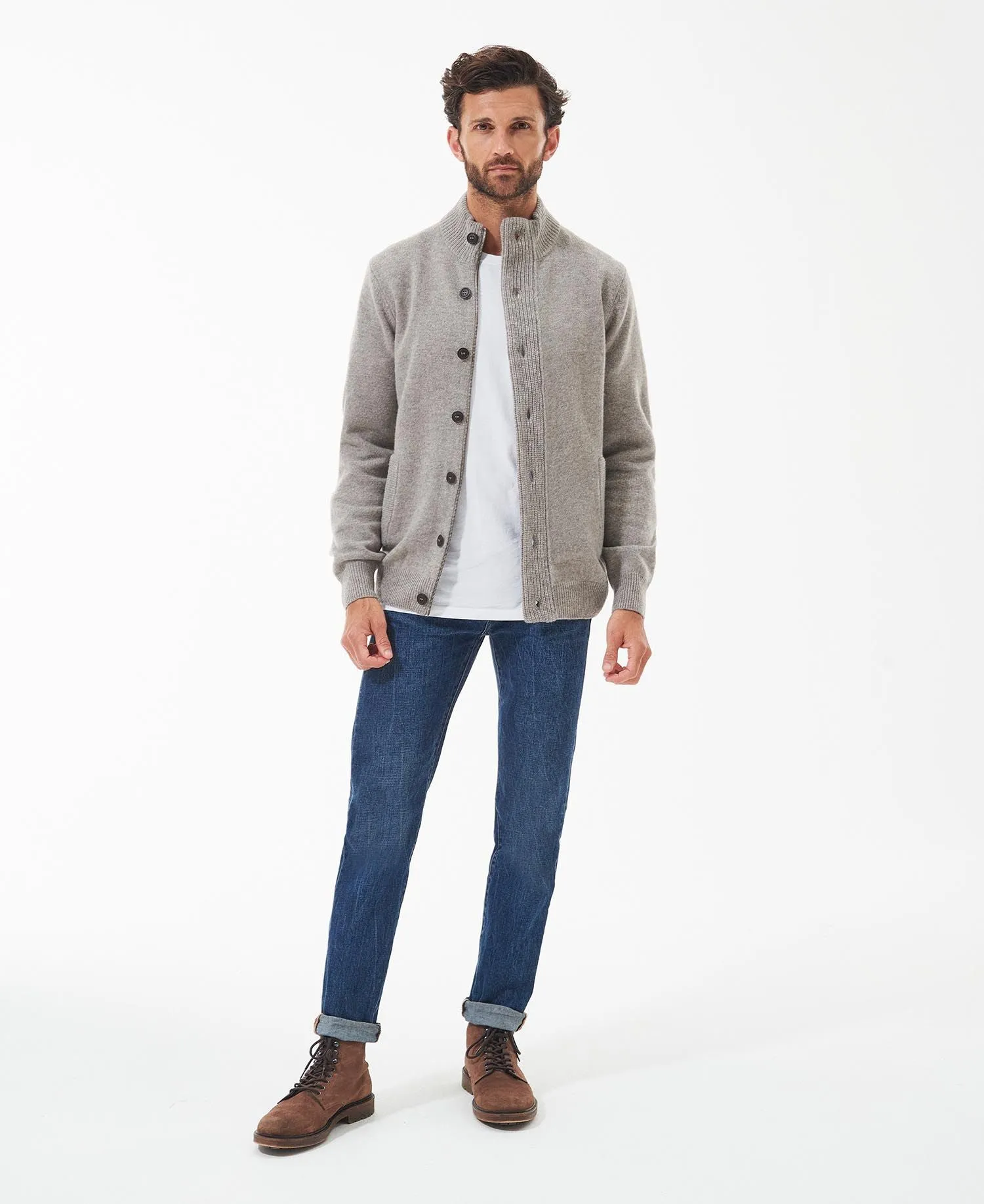 Barbour Barbour Maglione con zip Patch