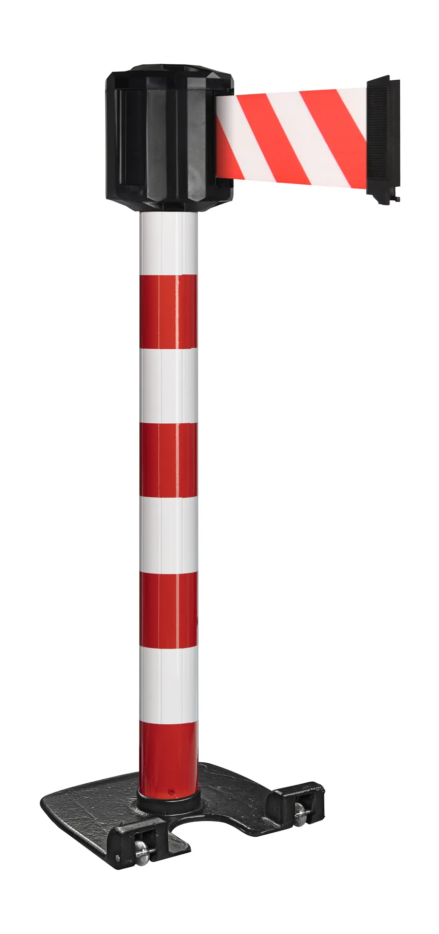 Barriera con nastro RS PRO in Acciaio, col. Rosso/Bianco, Lungh. 10m