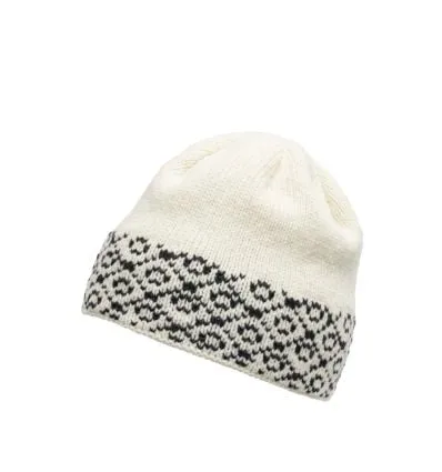 Beanie Devold BJØRNØYA BEANIE IN LANA (OFFWHITE/INK)