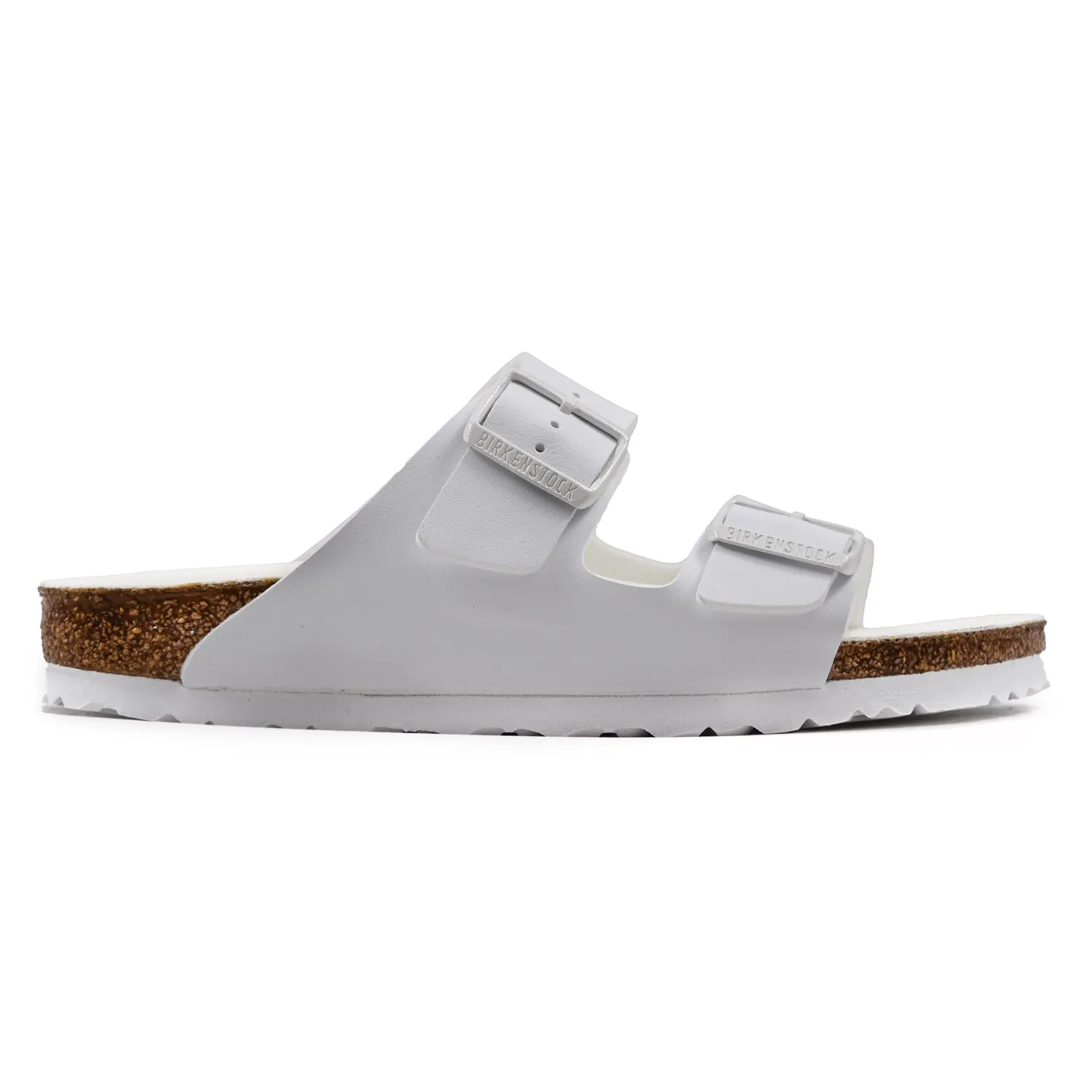 Birkenstock Arizona Sandali Donna Bianco Con Plantare Soft