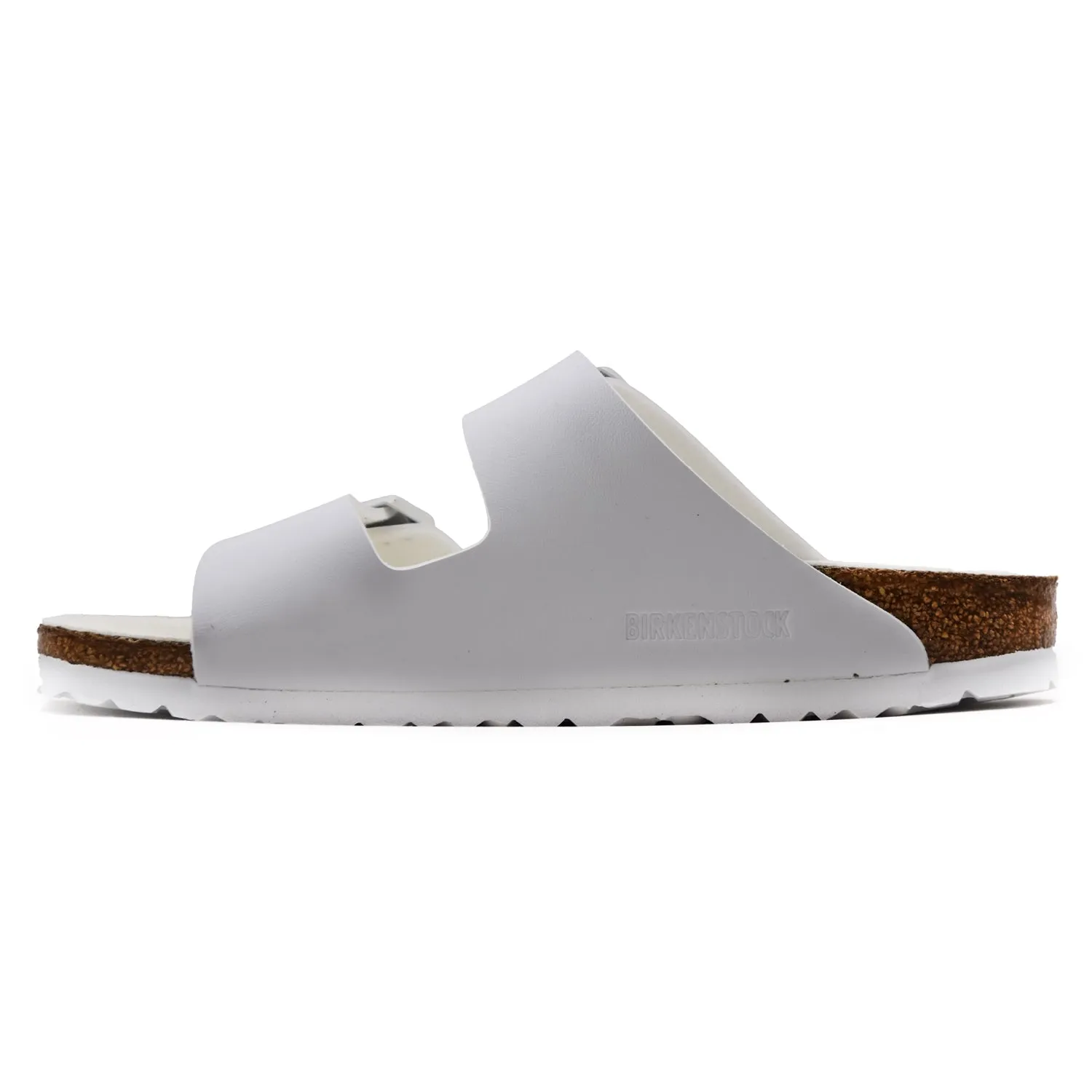 Birkenstock Arizona Sandali Donna Bianco Con Plantare Soft