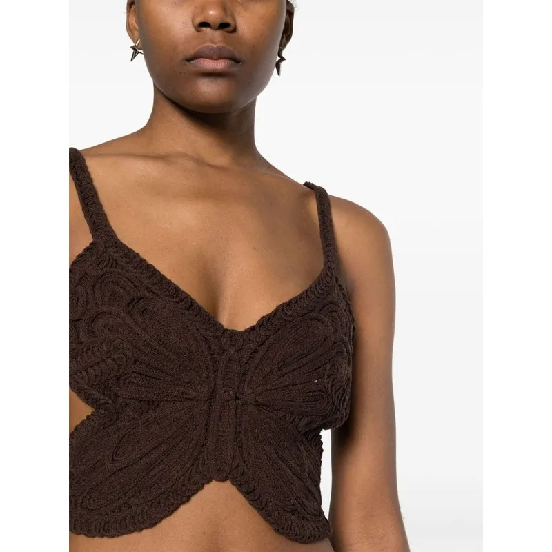 Blumarine  Top Maglia Farfalla 2m454a