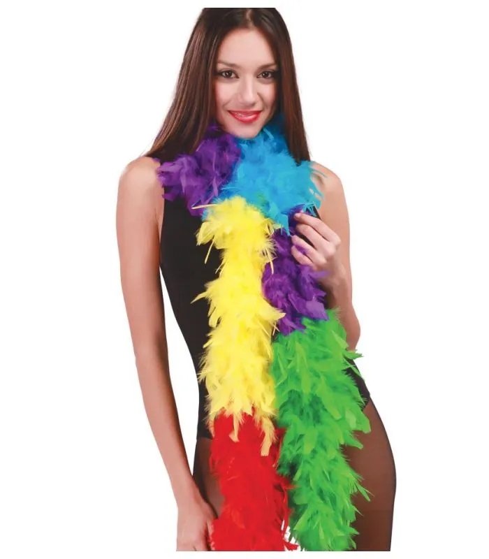 BOA PIUMATO MULTICOLOR, 1.80 M (40 GRAMMI)