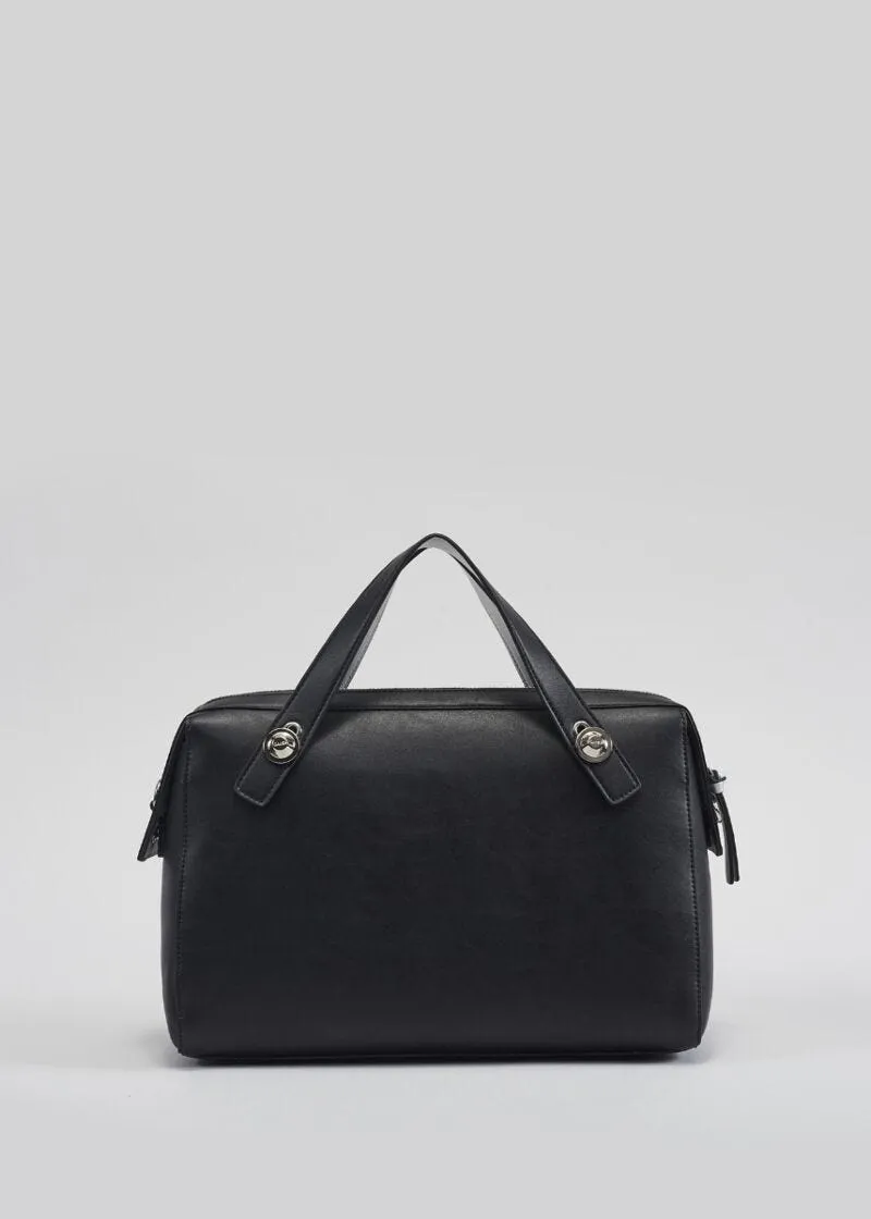 Borsa a mano con micro borchie