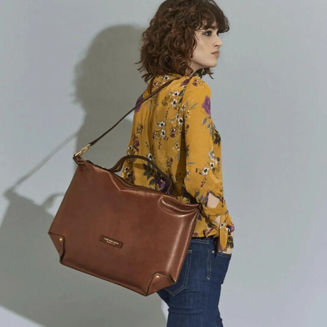 Borsa a Mano con Tracolla in Pelle