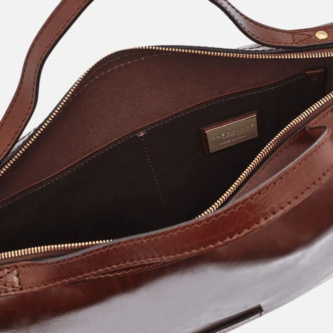 Borsa a Mano con Tracolla in Pelle
