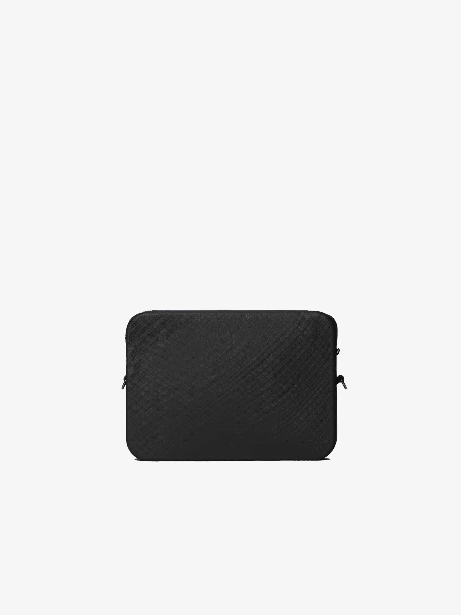 Borsa a spalla Flat Flowe donna nero