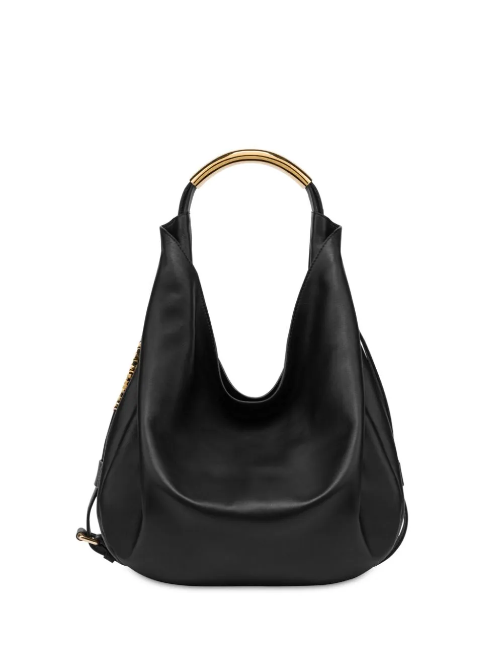 Borsa a tracolla in pelle morbida Moschino