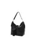 Borsa a tracolla Rebelle EIRENE BUCKET L DOLLARO in pelle nero