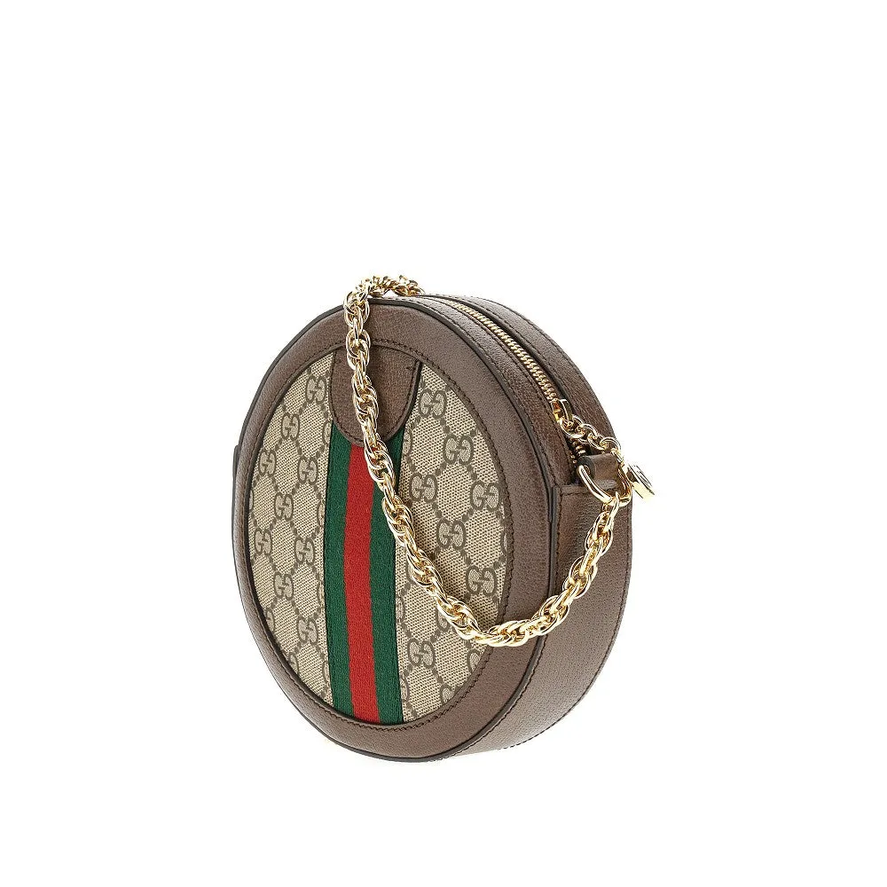Borsa a tracolla rotonda 'Ophidia'
