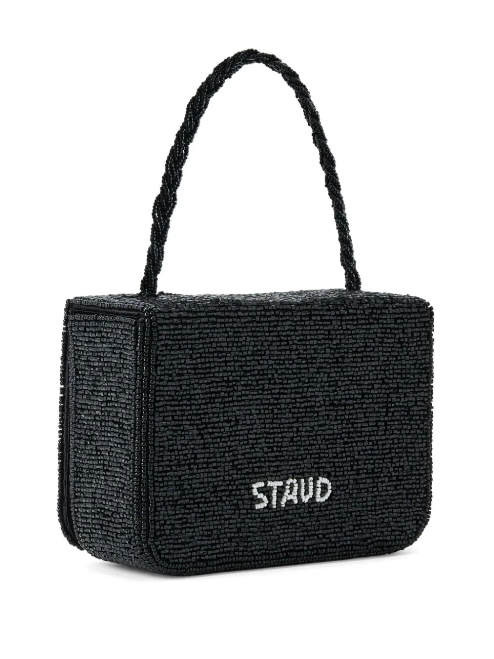 Borsa Carmen con perline in nero - donna