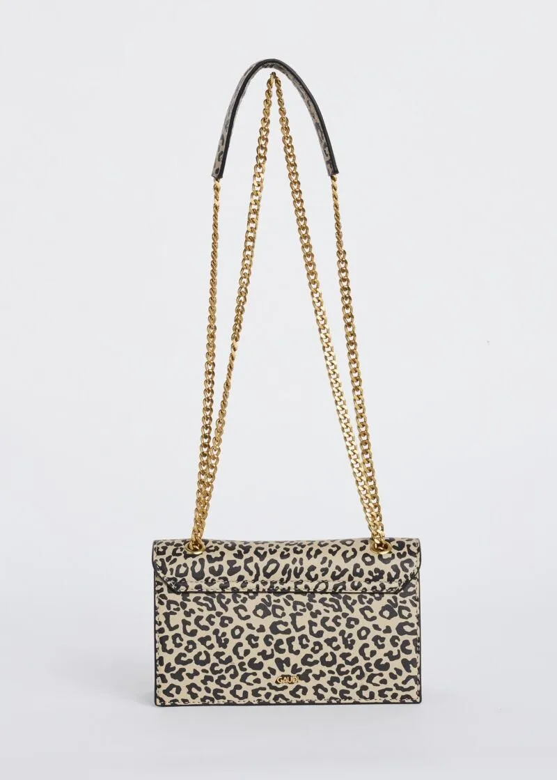Borsa con stampa animalier