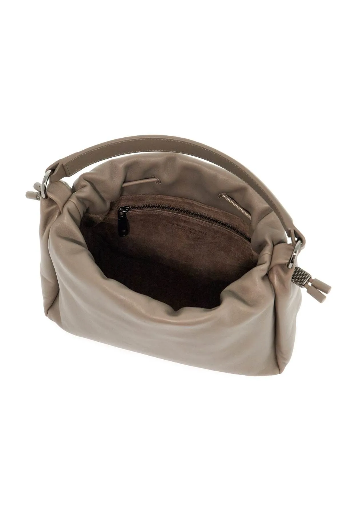 Borsa di Brunello Cucinelli con abbellimento monile