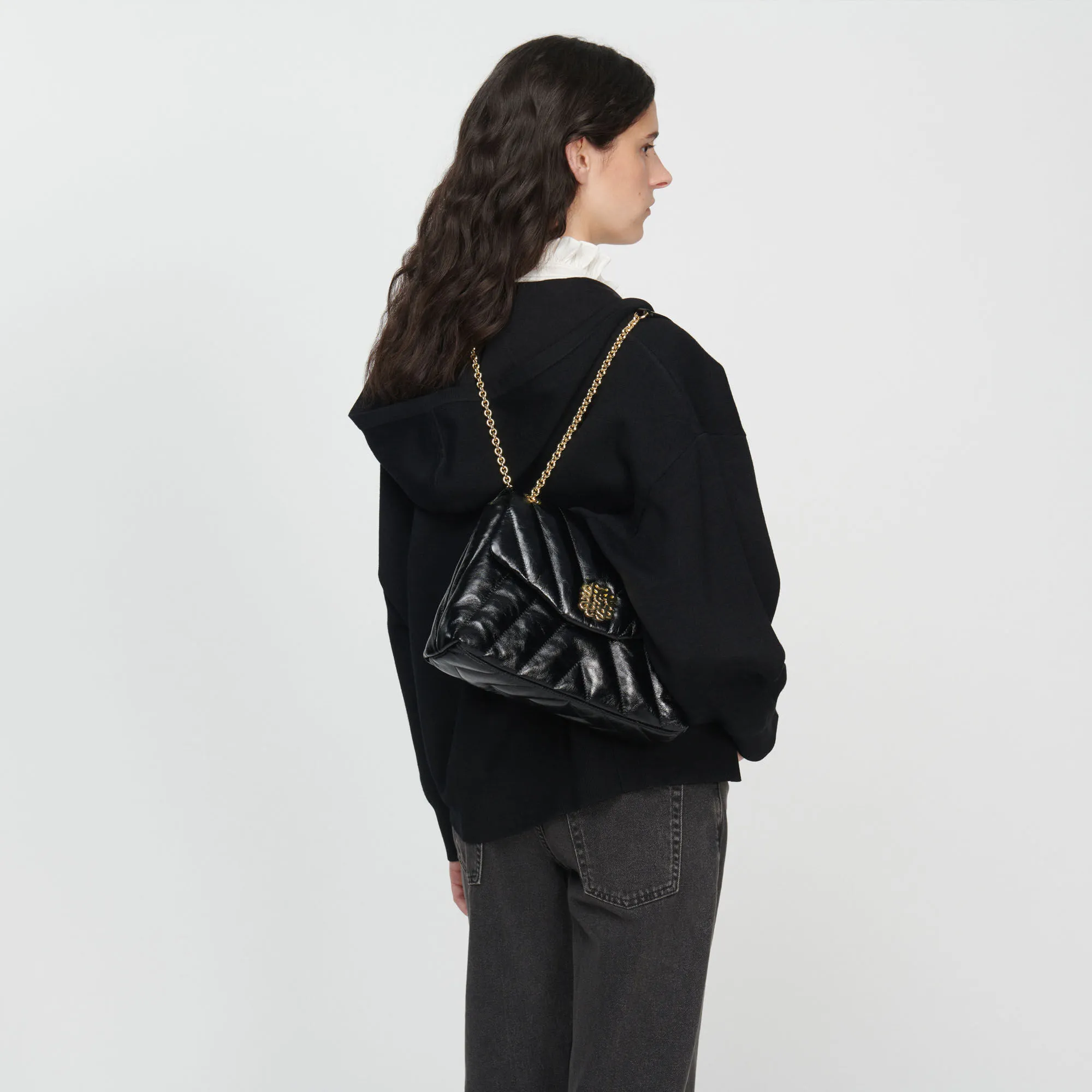 Borsa Mila in pelle matelassé