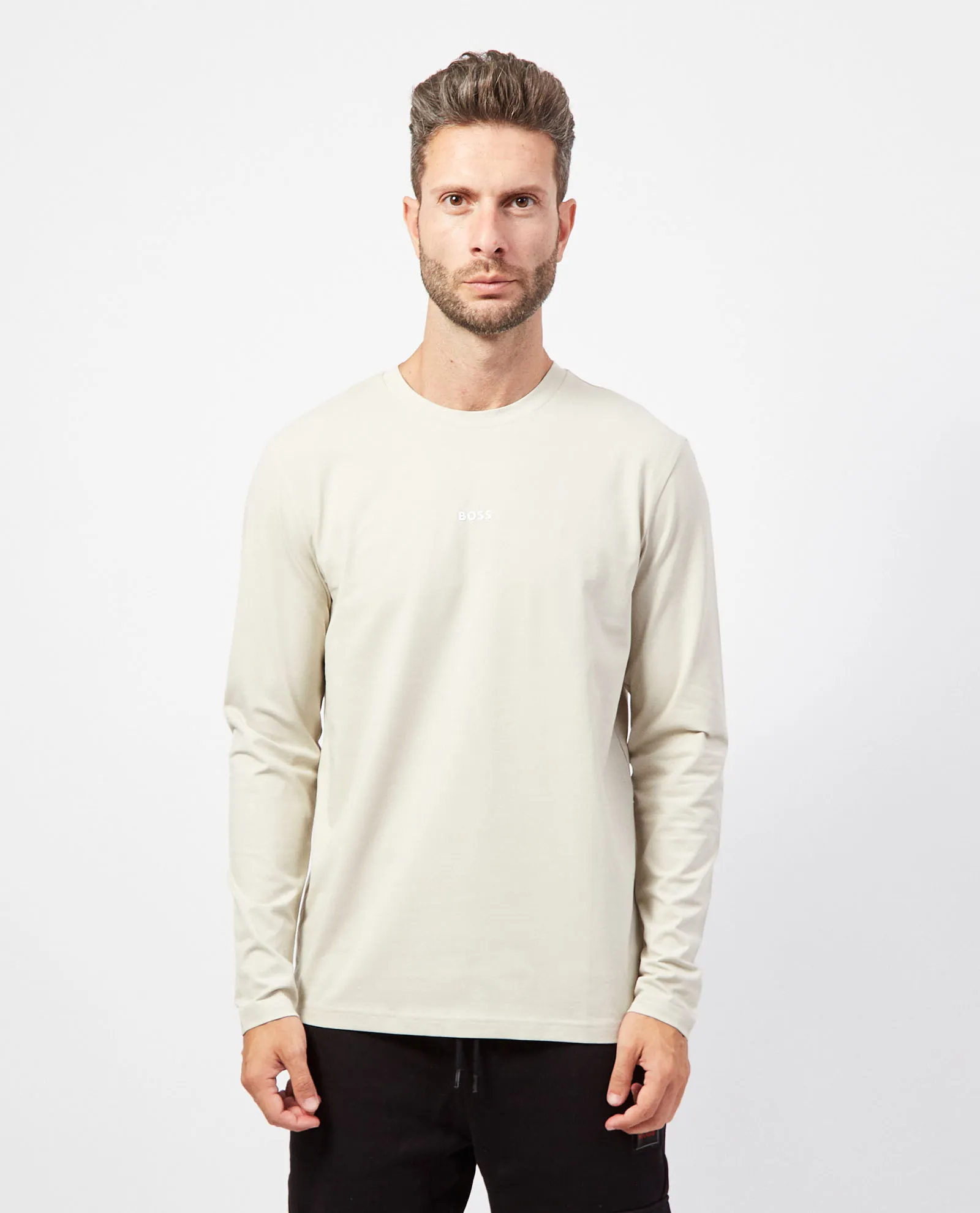 BOSS      Maglietta uomo Boss regular fit in cotone con logo